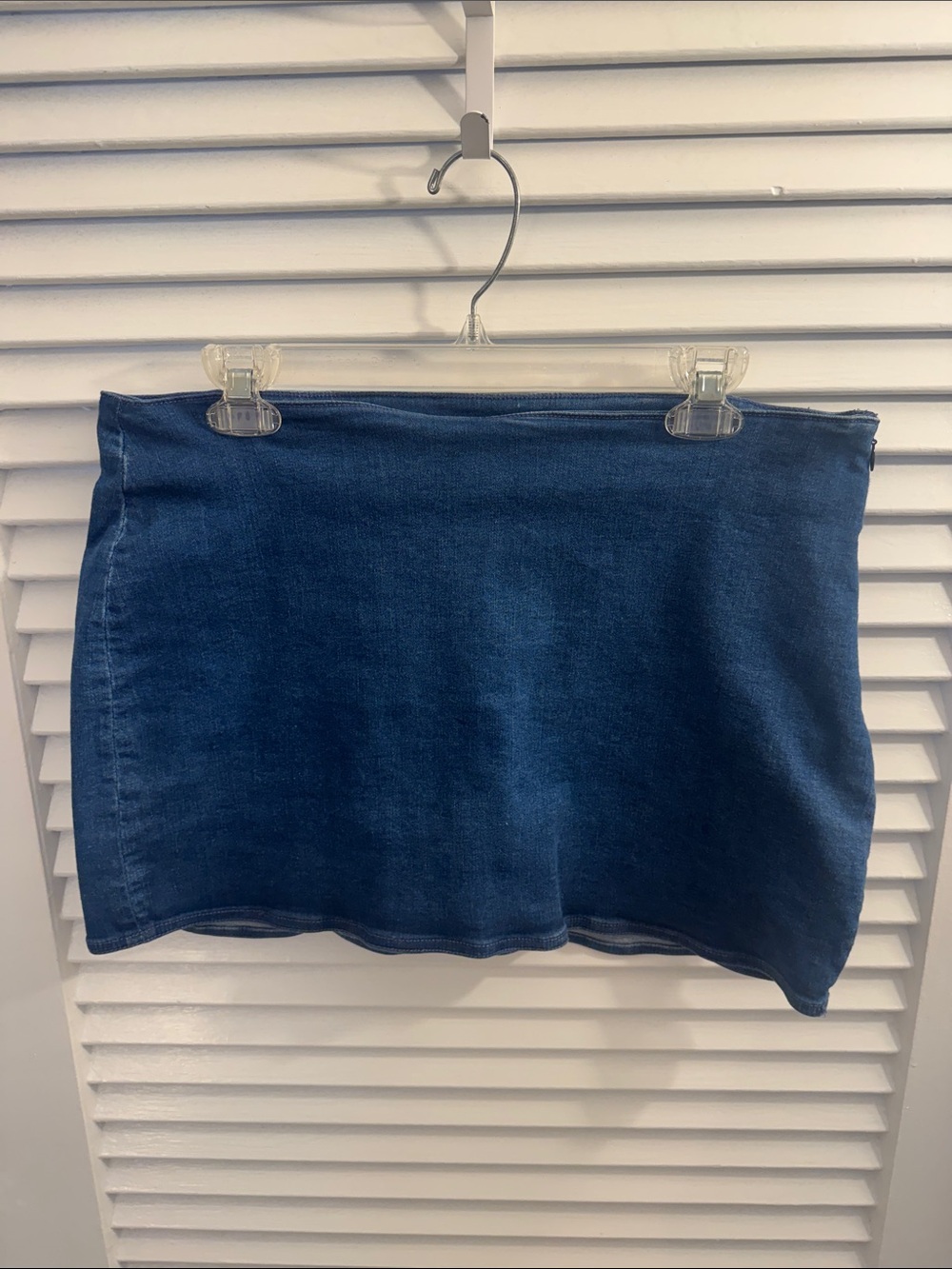 EUC AE Next Level Low-Rise Denim Micro Skort - Size 12